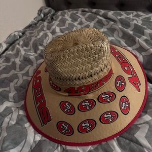 49ers straw hat